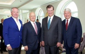 John Goff, Denny Alberts, Dallas Mayor Mike Rawlings, and Tim Smick - Crop